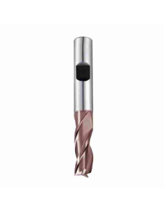 8mm x 19 x 10 x 69, Z-3, Freza DIN844, HSS-PM, su TiAlN ganga, YG-1, 