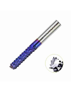 6mm, 17x6x50 Freza rombiniu raštu su DLC danga, CTM-D6-17-DLC