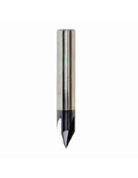 60° 4mm, 4x4x48, Z4, ZCC, briaunų, freza, TiAlN, V tipo