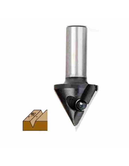 45º 21mm x 25 x 27 x 61 Freza su keičiamais kietmetalio peiliukais Z1