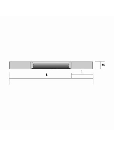 6mm, 6x12x50, Šlifuotas kietmetalinio ruošinis, graveriui