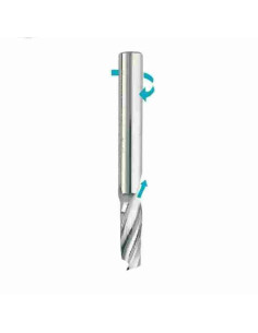 1mm, 3x3x39, Z1, kietmetalio freza aliuminiui, CARBIDEN