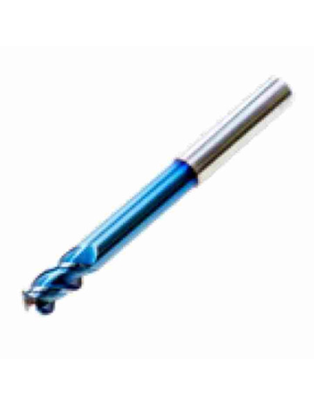 6mm, R1.0, 10/42x6x83, Z3 kietmetalinė freza aliuminiui, KORLOY