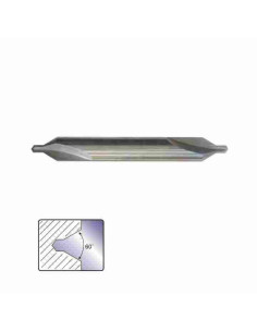0.5mm, 1x4x50, 60°, Centruotė kietmetalinė, Carbiden