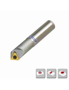 0-27mm, 45° briaunų freza su keičiama plokštele, Korloy, CE45-2200R-S25