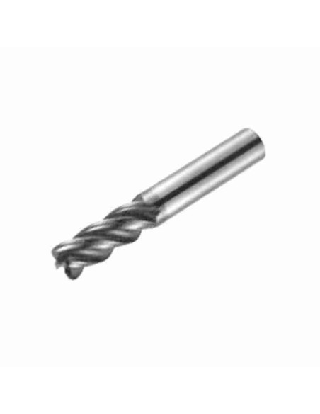 4mm, R0.3, 10x6x55, Z4, KORLOY, kietmetalinė freza nerūdijančiam plienui