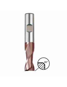 6mm, 10x6x57, Ch-0.10, Z-2 kietmetalio freza , su nuimtu kampiniu ašt