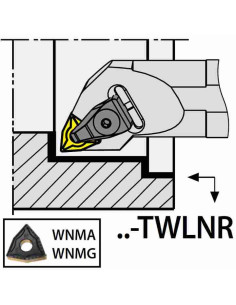 S25S-TWLNR08, 32x25x250xRH/WN0804,  ISO Turn Holder Internal, YG-1