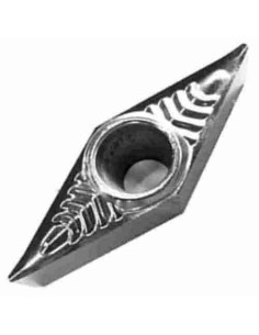 VCGT160408-AK KH01, kietmetalinė, tekinimo plokštelė aliuminiui