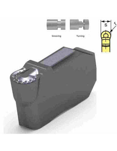  GSNR-60.00-00-TR PMKS30P, Atpjovimo, griovelių tekinimo plokštelė, CARBIDEN