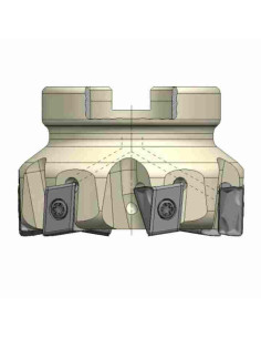 F90-LNHU13R-D40Z4S16, Freza su plokštelėmis, YG-1