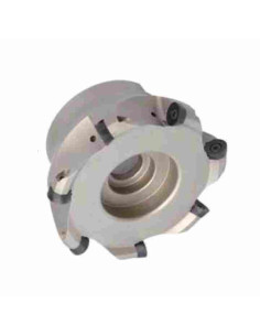 52mm, d-22, Z-6, Freza su plokšelėmis RPMT10T3, Korloy FMR P-positive, FMRCM