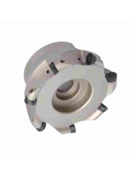 52mm, d-22, Z-6, Freza su plokšelėmis RPMT10T3, Korloy FMR P-positive, FMRCM