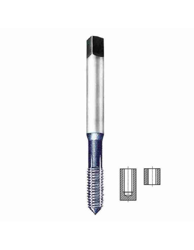 M2 x 0,4, Formeris, HSSE, TiAlN danga, DIN371, 6HX, YG-1, TY703136