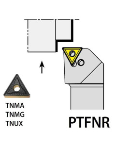 PTFNR1616H16, 16x16x100xRH/TN1604,  ISO Tekinimo laikiklis, YG-1