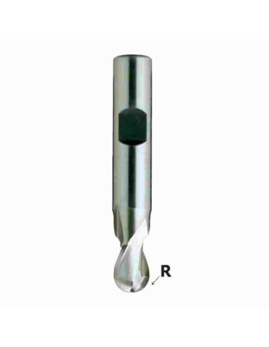 R2.25 x 4,5 x 7 x 6 x 51mm, Z-2, freza HSS-Co8, radiusinė, DIN327, YG1, E2535045