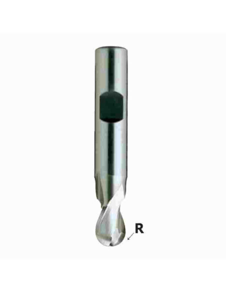R3.5 x 7 x 10 x 10 x 60mm, Z-2, freza HSS-Co8, radiusinė, DIN327, YG1, E2535070