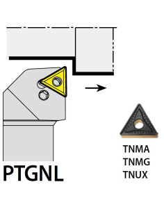 PTGNL1616H16, 16x16x100xLH/TN1604,  ISO Tekinimo laikiklis, YG-1