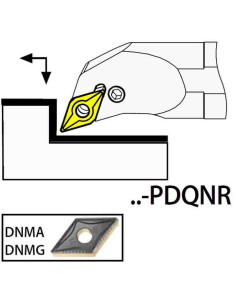 S32T-PDQNR1504, 40x32x300xRH/DN1504,  ISO Turn Holder Internal, YG-1