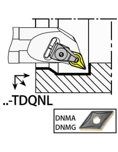S50V-TDQNL15, 63x50x400xLH/DN1506,  ISO Turn Holder Internal, YG-1