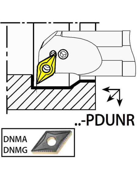 A32S-PDUNR15, 40x32x250xRH/DN1506,  ISO Turn Holder Internal, YG-1