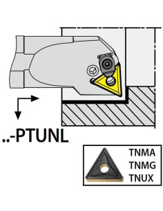 S25S-PTUNL16C, 32x25x250xLH/TN1604,  ISO Turn Holder Internal, YG-1