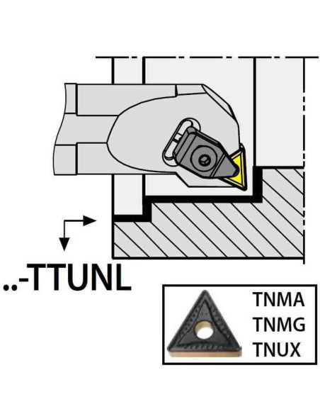 S32T-TTUNL22, 40x32x300xLH/TN2204,  ISO Turn Holder Internal, YG-1