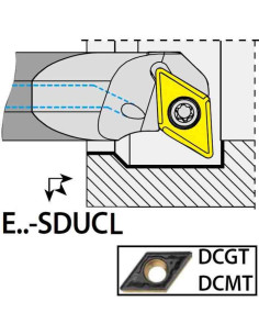 E16R-SDUCL11, 20x16x200xLH/DC11T3,  ISO Turn Holder Internal, YG-1