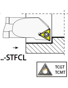 S32T-STFCL16, 40x32x300xLH/TC16T3,  ISO Turn Holder Internal, YG-1