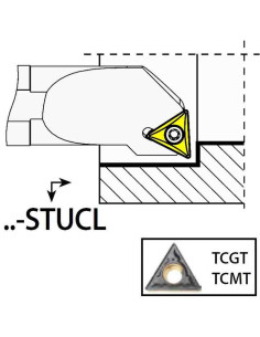 S32T-STUCL16, 40x32x300xLH/TC16T3,  ISO Turn Holder Internal, YG-1