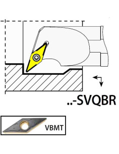 A20Q-SVQBR16, 30x20x180xRH/VB1604,  ISO Turn Holder Internal, YG-1