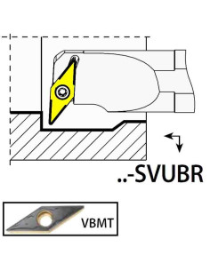 S32T-SVUBR16, 40x32x300xRH/VB1604,  ISO Turn Holder Internal, YG-1