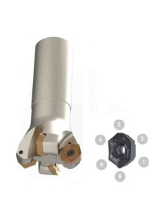 40mm, Z4, Freza, CARBIDEN, HPKT 0604, C-SSM-H06-40.R.04-B