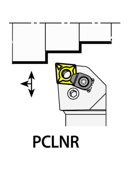 PCLNR2525M19C, 25x25x150xRH/CN1906,  ISO Tekinimo laikiklis, YG-1