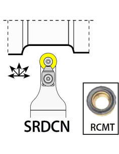 SRDCN2525M12C, 25x25x150xNH/RC1204,  ISO Tekinimo laikiklis, YG-1