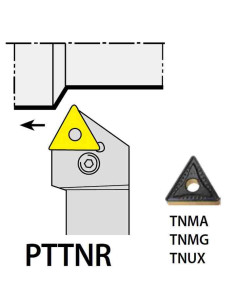 PTTNR2020K16, 20x20x125xRH/TN1604,  ISO Tekinimo laikiklis, YG-1