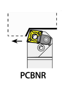 PCBNR2525M16C, 25x25x150xRH/CN1606,  ISO Tekinimo laikiklis, YG-1