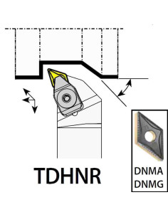 TDHNR2525M15, 25x25x150xRH/DN1506,  ISO Tekinimo laikiklis, YG-1