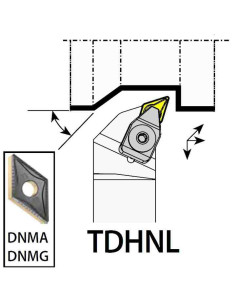 TDHNL2525M15, 25x25x150xLH/DN1506,  ISO Tekinimo laikiklis, YG-1