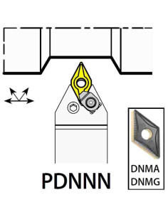 PDNNN3232P15C, 32x32x170xNH/DN1506,  ISO Tekinimo laikiklis, YG-1