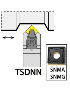 TSDNN3232P12, 32x32x170xNH/SN1204,  ISO Tekinimo laikiklis, YG-1