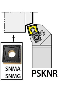 PSKNR2020K12C, 20x20x125xRH/SN1204,  ISO Tekinimo laikiklis, YG-1