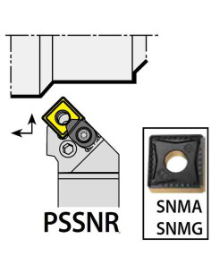 PSSNR2525M12C, 25x25x150xRH/SN1204,  ISO Tekinimo laikiklis, YG-1