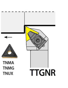 TTGNR2525M22, 25x25x150xRH/TN2204,  ISO Tekinimo laikiklis, YG-1