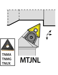 MTJNL2525M22, 25x25x150xLH/TN2204,  ISO Tekinimo laikiklis, YG-1
