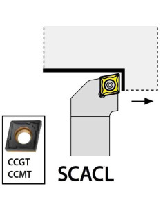 SCACL0808E06,  8x08x70xLH/CC0602,  ISO Tekinimo laikiklis, YG-1