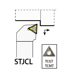 STJCL3232P16, 32x32x170xLH/TC16T3,  ISO Tekinimo laikiklis, YG-1
