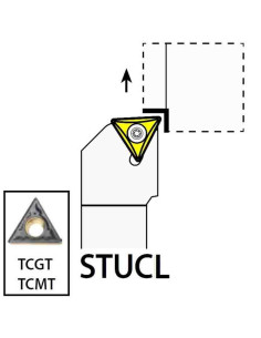 STUCL1212F11, 12x12x80xLH/TC1102,  ISO Tekinimo laikiklis, YG-1