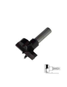 20mm, 10 x 57, Z-2+2, Grąžtas su lituotais VHM antgaliais, CARBIDEN