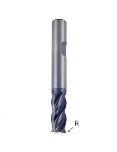 4mm (R0,3) x8x6wx54, Z4, kietmetalinė freza Nerūdijančiam, V7 TiAlN, 